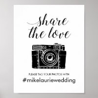 Tag Your Photos With Wedding Hashtag