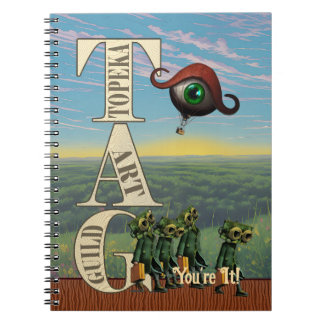 TAG You're it . Classic Playing Cards Notebook