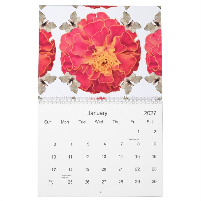 Tagete-ByRino Calendar (Jan 2027)