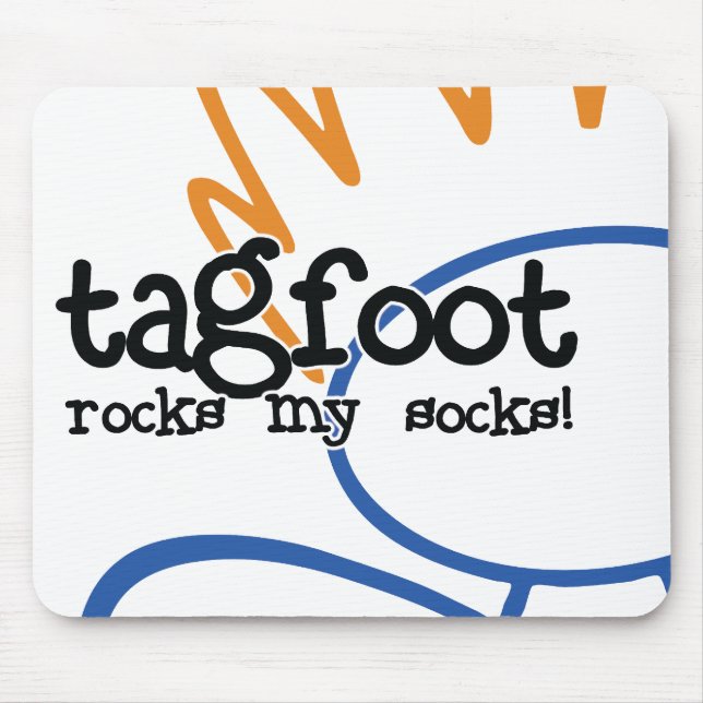 tagfoot (deskification) mouse pad (Front)