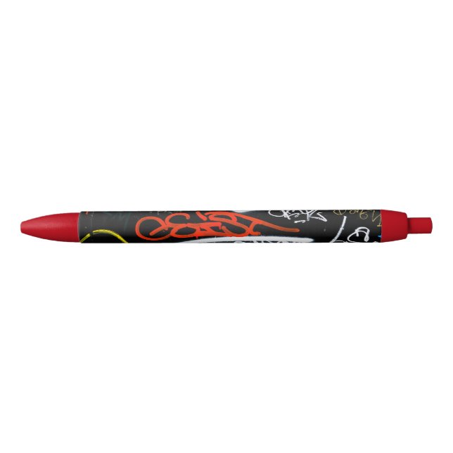 tagged black ink pen (Front)