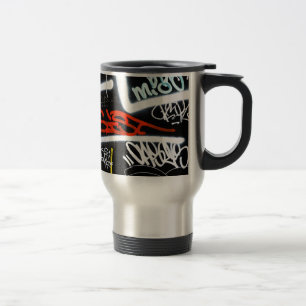 tagged travel mug