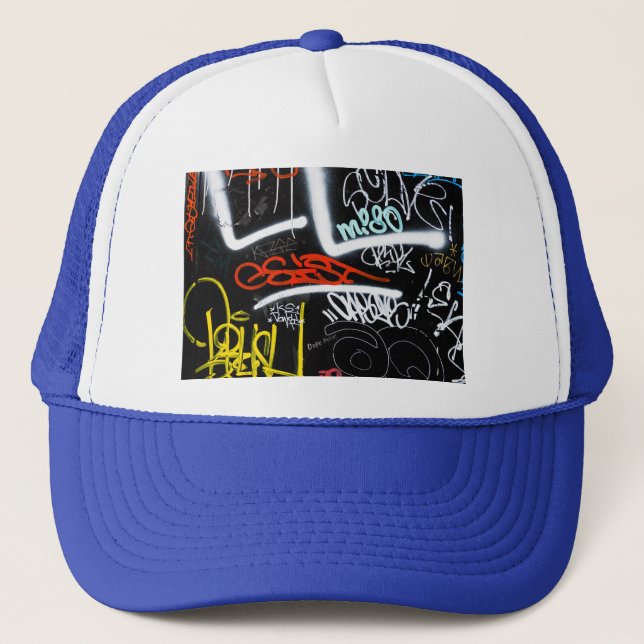 tagged trucker hat (Front)