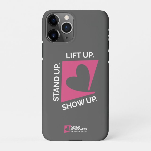 Tagline Dark Grey Cell Phone Case (Back)