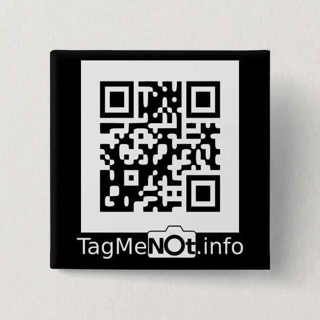 TagMeNot Button (Front)