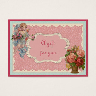 Tags cadeaux de la Saint-Valentin vintage