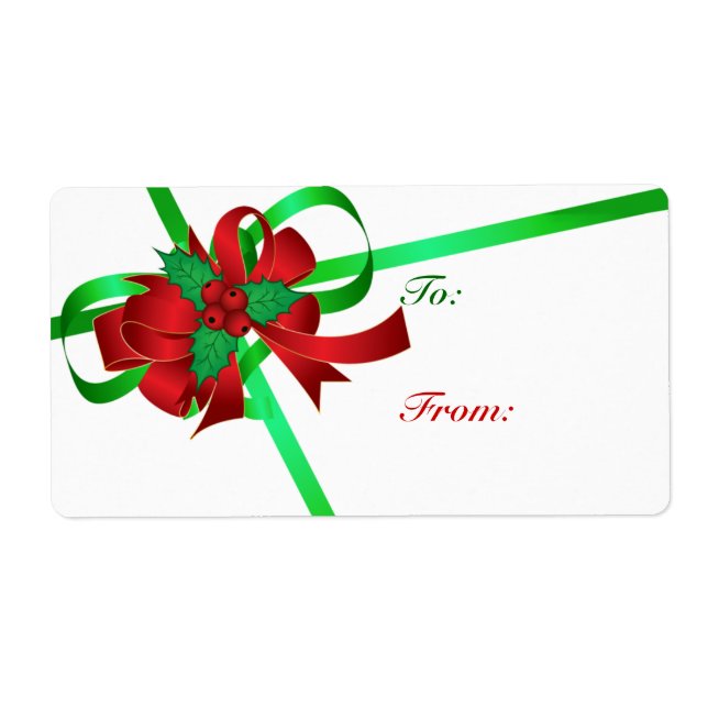 Tags cadeaux de Noël (Devant)