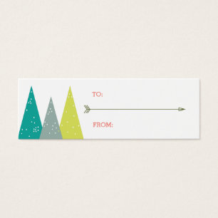 Tags cadeaux Festive Holiday Forest