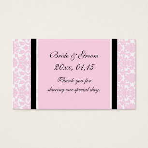 Tags favoris Mariage damassé en noir rose