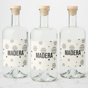 Tags for beverages, wine and beers liquor bottle label
