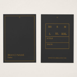 Tags Grey and Gold Modern Hang