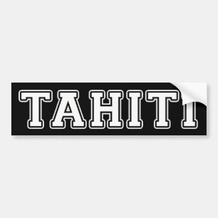 Tahiti Bumper Sticker