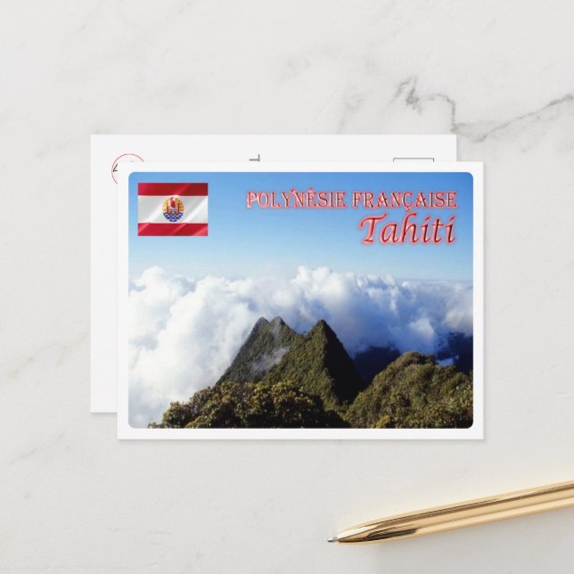 Tahiti - French Polynesia - Postcard (Front/Back In Situ)