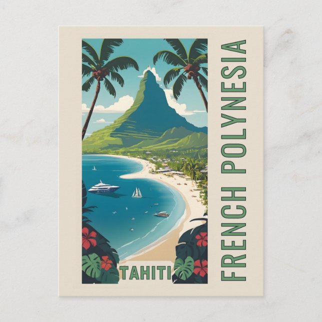 Tahiti Postcard (Front)
