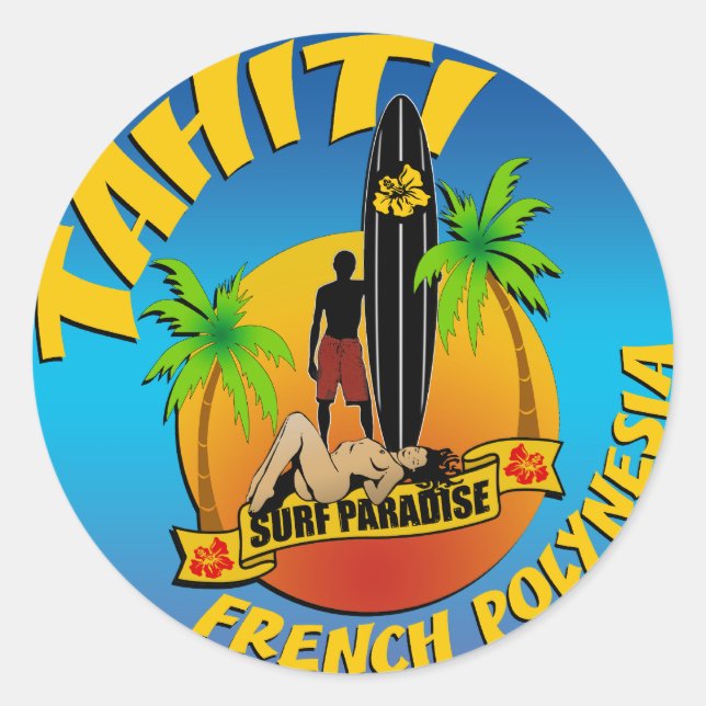 Tahiti sticker (Front)