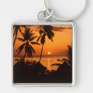 tahiti sunset keychain