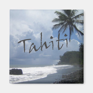 Tahiti Travel Souvenir Photo Fridge Magnets