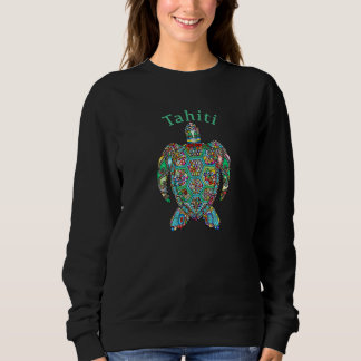 Tahiti Tribal Turtle Sweatshirt