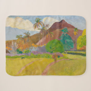 Tahitian Landscape (by Paul Gaugin) Sherpa Blanket