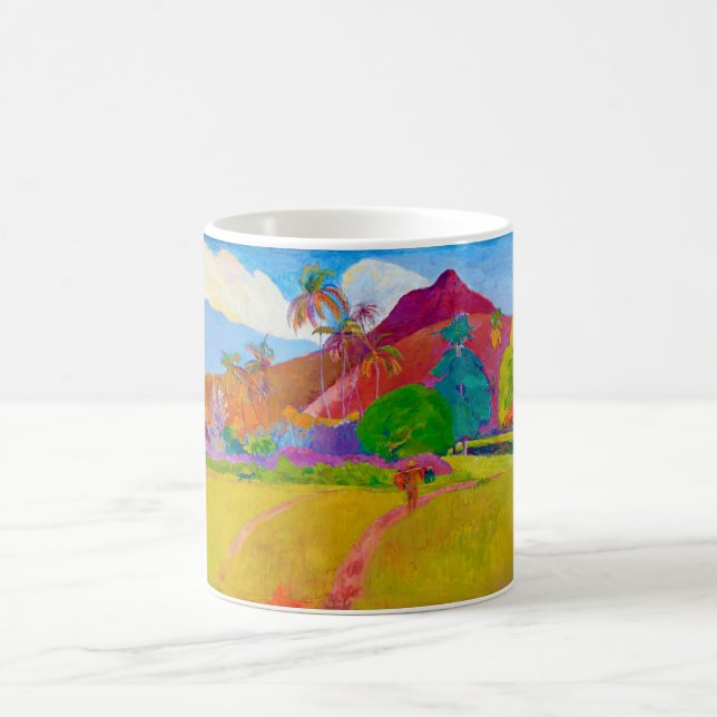 Tahitian Landscape, Gauguin Coffee Mug (Center)