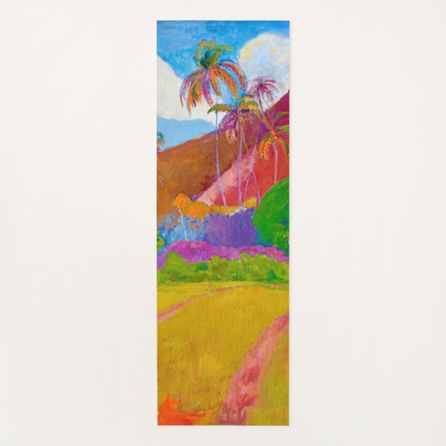 Tahitian Landscape, Gauguin Yoga Mat (Front)