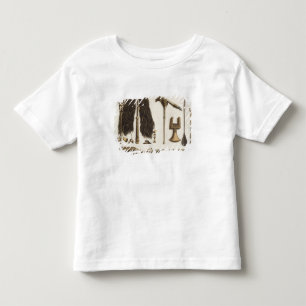 Tahitian tools and Ceremonial instruments, illustr Toddler T-shirt