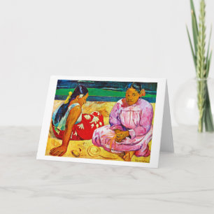 Tahitian Women, Gauguin Card