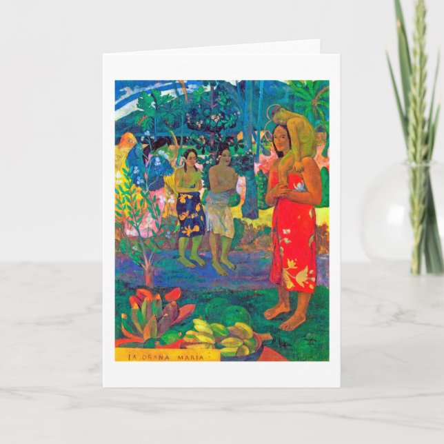 Tahitian Women, Gauguin Card (Front)