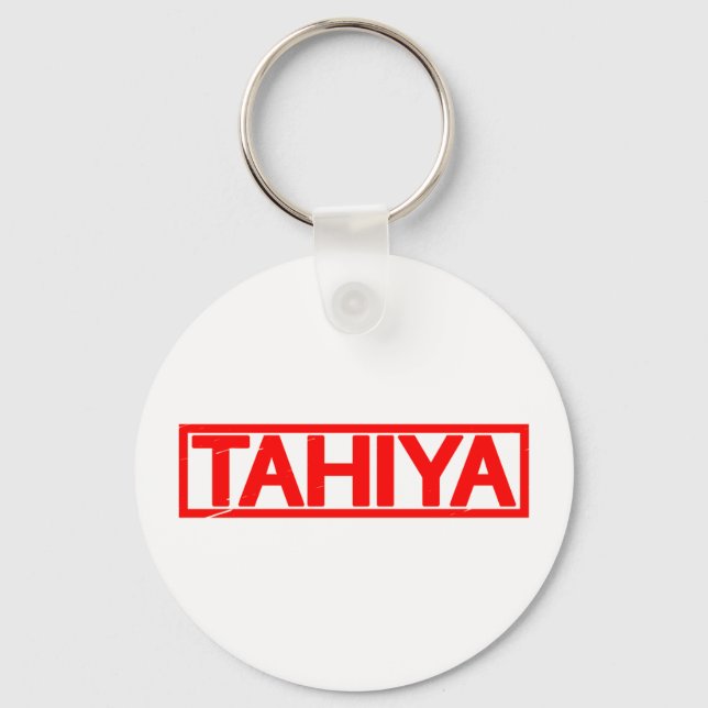 Tahiya Stamp Keychain (Front)