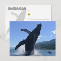 “Tahku”— breaching humpback whale statue -