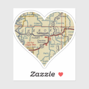 Tahlequah OK Map