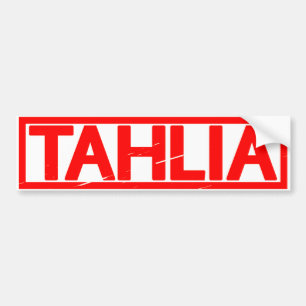 Tahlia Stamp Bumper Sticker
