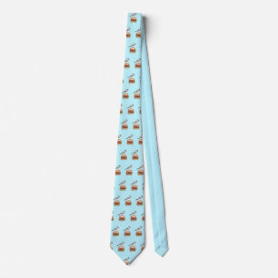 Tahoe Chickadee Cheeseburger Bird Tie