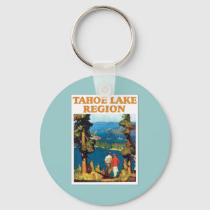 Tahoe Lake Region Vintage Keychain