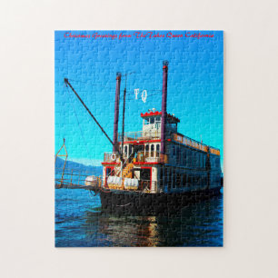 Tahoe Queen California. Christmas Greetings Jigsaw Puzzle