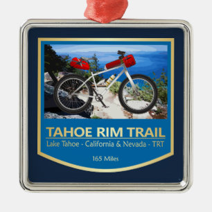 Tahoe Rim (H2) Metal Ornament