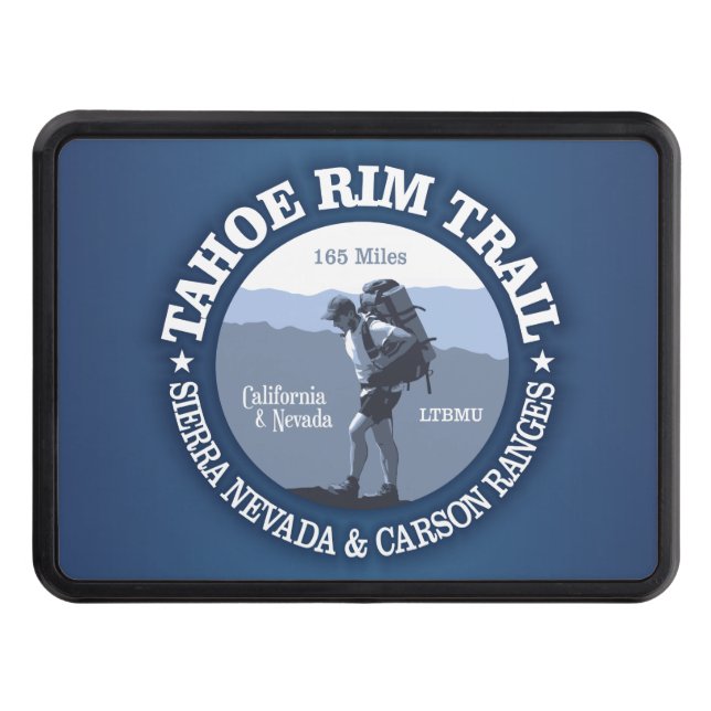 Tahoe Rim Trail Trailer Hitch Cover (Front)