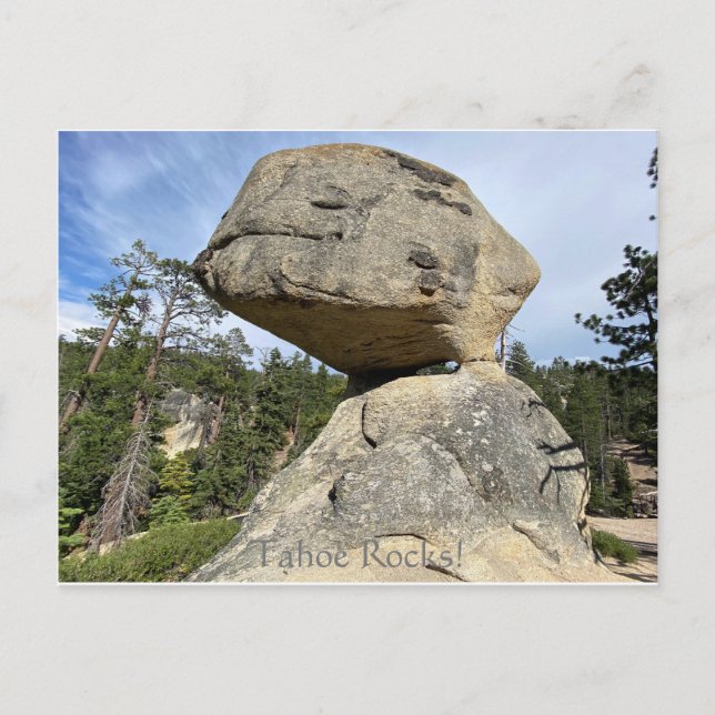 Tahoe Rocks! Postcard (Front)
