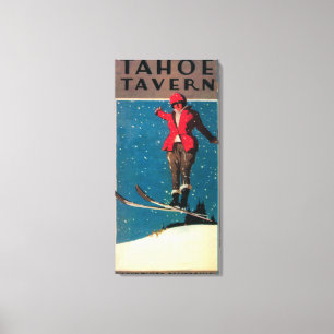 Tahoe Tavern Promo Poster Canvas Print