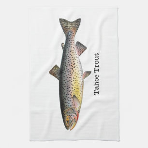Tahoe Trout Fish Kitchen Towel