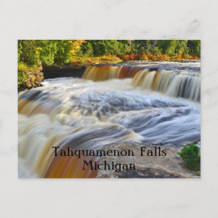 Tahquamenon Falls Michigan Postcard