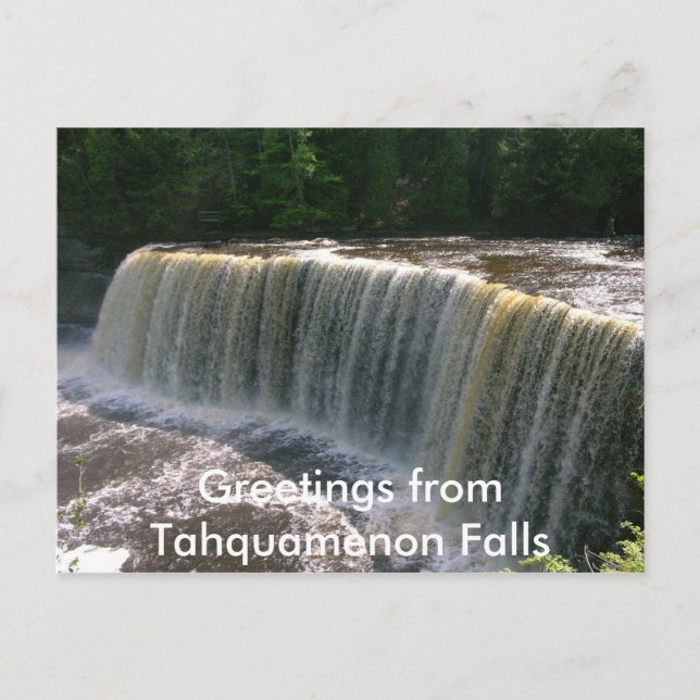 Tahquamenon Falls Postcard (Front)