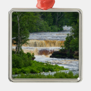 Tahquamenon Lower Falls Metal Ornament