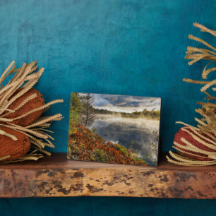 Tahquamenon River Sunrise   Paradise, Michigan Plaque