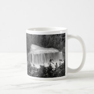 Tahquamenon Upper Falls Grayscale Coffee Mug