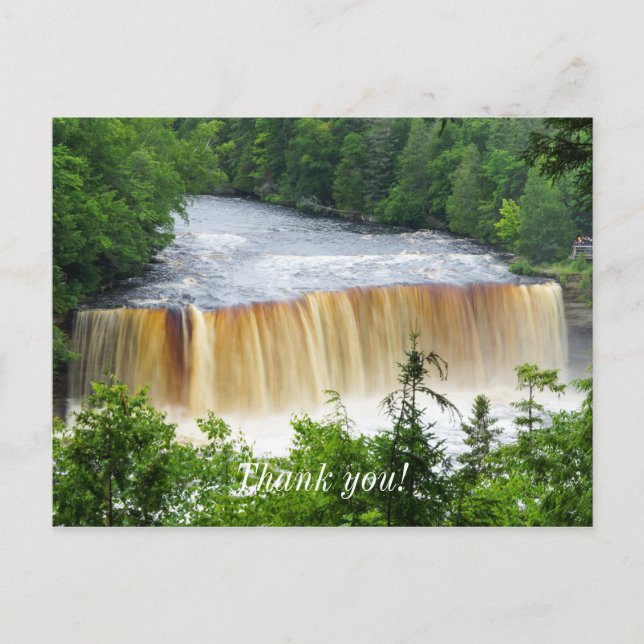 Tahquamenon Upper Falls Postcard (Front)