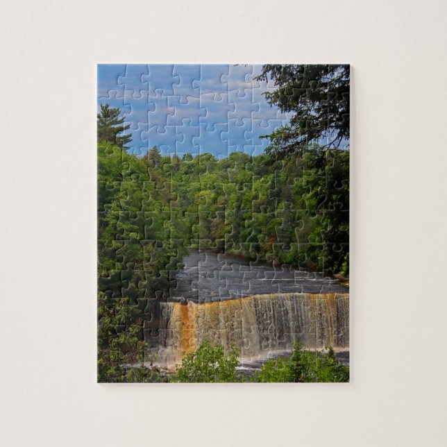 Tahquamenon Upper Falls VII Jigsaw Puzzle (Vertical)