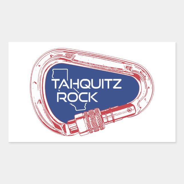 Tahquitz Rock California Climbing Carabiner Sticker (Front)