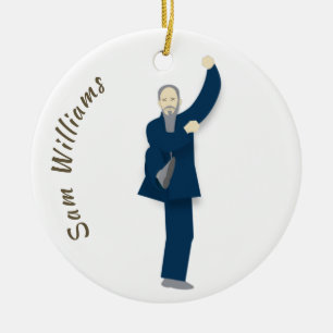 Tai Chi Ceramic Ornament