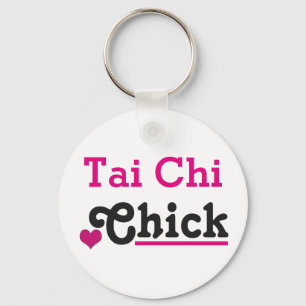 Tai Chi Chick Keychain